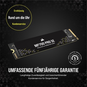 SSD Corsair MP700 PRO SE 4 TB M.2 PCIe 5.0, 14000 MBs, Negru - Img 8