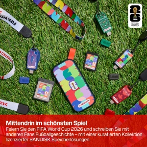 SSD Portabil SANDISK 1 TB FIFA World Cup 2026, USB-C, Viteza 800 MBs - Img 2