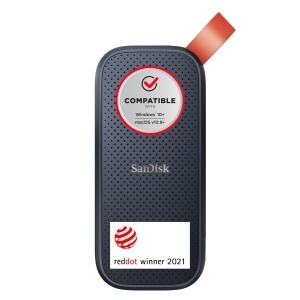 SSD Portabil SanDisk 2 TB, 800 MBs, Negru
