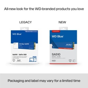 SSD SATA WD Blue SA510 2 TB M.2 2280, viteza citire 560 MBs, viteza scriere 520 MBs - Img 3