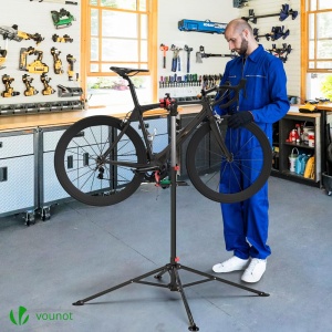 Stand de reparatii pentru biciclete VOUNOT, inalt adjustable, cu suport magnetic pentru unelte - Img 3