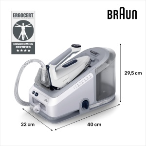 Statie de calcat Braun CareStyle 7 IS7262GY, 2700 W, 2 l, Violet - Img 4
