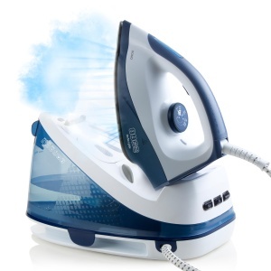 Statie de calcat DOMO DO7109S, 2L, 2200W, AlbastruAlb - Img 1