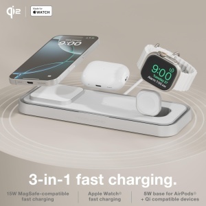 Statie de incarcare 3-in-1 NOCO XGrid XDP3 pentru iPhone, Apple Watch si AirPods, 45W - Img 2