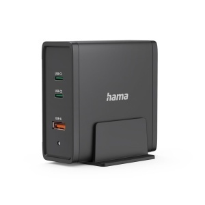 Statie de incarcare USB Hama, 3 porturi, 140W, GaN, negru - Img 5