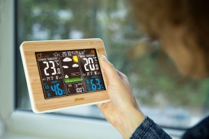 Statie Meteo Alecto WS-1560 cu Display Colorat, Senzor Exterior, Alarma - Img 5