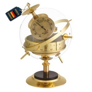 Statie Meteo Analogica TFA Dostmann Sputnik, Barometru, Termometru, Hygrometru, Aurie