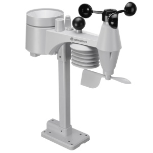 Statie Meteo Bresser 8-in-1 cu Senor Exterior, Hitzestress, Negru - Img 6