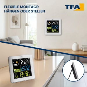 Statie meteo digitala TFA Dostmann SUN2, afisaj colorat, senzor exterior - Img 6