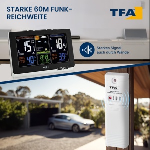 Statie Meteo TFA Dostmann SPRING cu Sensor Exterior, Display Colorat - Img 4