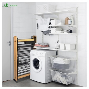 Stativ de rufe VOUNOT, din otel inoxidabil, 30m, pliabil, negru - Img 7