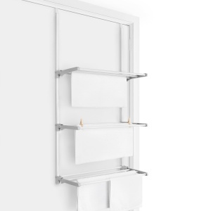 Stativ rufe pliabil Rayen, 8 m suprafata uscata, alb-gri, 62,5 x 32,7 x 124 cm - Img 2