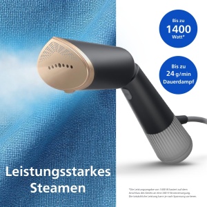 Steamer Philips 5000-Serie STH503080, 1400 W, 24 gmin, gri - Img 5