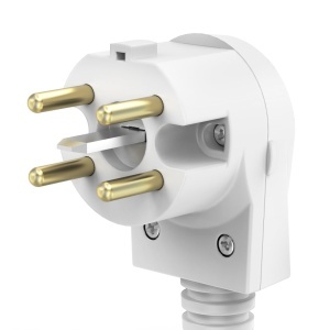 Stecher de Protectie Xavax 5-polig, 400V16A, Culoare Alba - Img 4