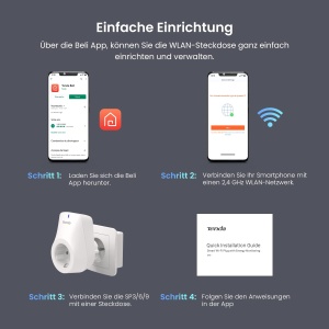 Steckdose Inteligenta Tenda Beli SP3 WLAN, 10A, Control App si Vocal - Img 5