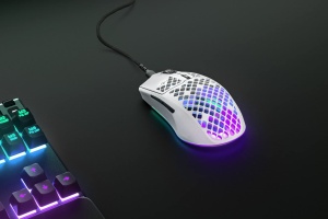 SteelSeries Aerox 3 Mouse Gaming RGB 8500 DPI Design Usor Snow - Img 2