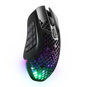 SteelSeries Aerox 9 Wireless Mouse Gaming RGB 18 Butoane Bluetooth 24 GHz