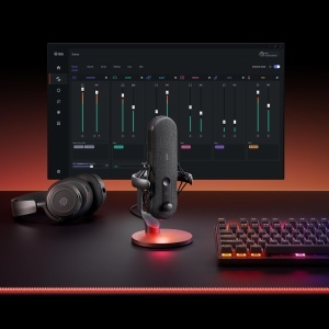 SteelSeries Alias Microfon USB Gaming Streaming Podcasting LED RGB - Img 2