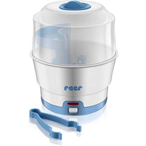 Sterilizator cu aburi reer VapoMat pentru biberoane, capacitate 6 biberoane