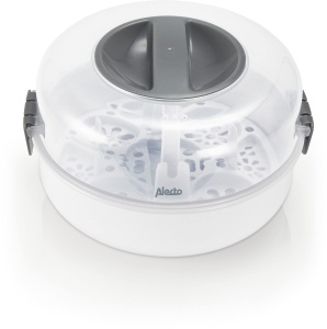 Sterilizator de Sticle Alecto BW-04, Capacitate 4 Sticle, BPA-Free, Alb - Img 4