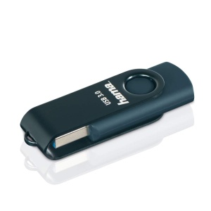 Stick USB Hama 64GB USB 3.2 Gen 1, 70 MBs, Petrol