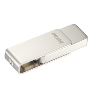 Stick USB Hama Uni-C Rotate Pro, 32GB, USB C 3.1, Rapid, Metalic
