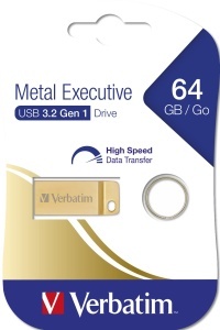 Stick USB Verbatim Executive 64GB USB 3.2 Gen1 Metalic Aurie - Img 6