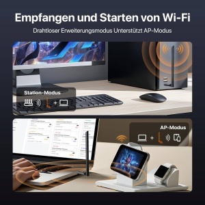 Stick WLAN Tenda U11 Pro USB, Wi-Fi 6, viteza 886 Mbits, Bluetooth 5.4 - Img 3