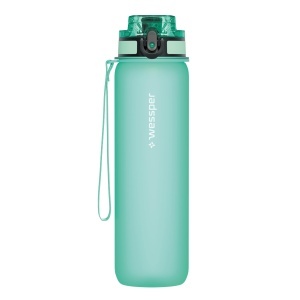 Sticla de apa sport Wessper Active Max, 1L, fara BPA, rezistenta la temperaturi extreme, culoare menta