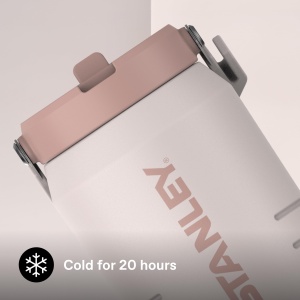 Sticla de apa Stanley IceFlow 2.0, 1.9L, culoare Rose Quartz - Img 5
