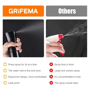 Sticla de pulverizare GRIFEMA GE2001B-300B, 300 ml, neagra, 360 aplicare - Img 6