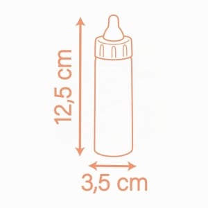 Sticla de Pupa Smoby Baby Nurse cu Efect Magic, 12.5 cm, Accesoriu pentru Jocuri de Rol - Img 6