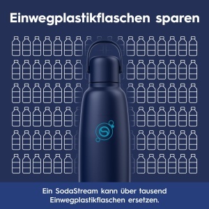 Sticla din otel inoxidabil SodaStream Fizz Go 0,9L, Blueberry - Img 6