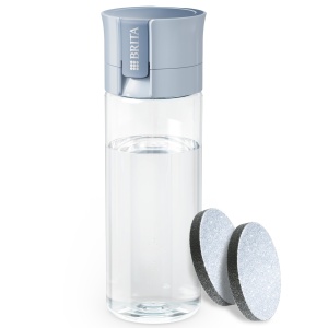 Sticla filtranta BRITA VITAL 600 ml, culoare hellblau, cu 2 filtre MicroDisc - Img 3