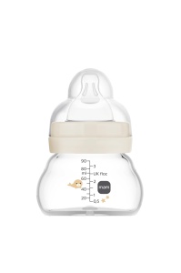 Sticla pentru bebelusi MAM, 90 ml, cu tetina din silicon, flux lent