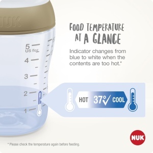 Sticla pentru bebelusi NUK Perfect Match, 150 ml, BPA-free, cu control temperatura - Img 3