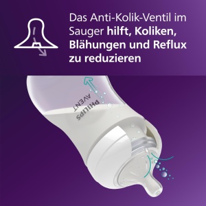 Sticla pentru bebelusi Philips Avent Natural Response 260 ml, 3 bucati, cu model tropical - Img 6