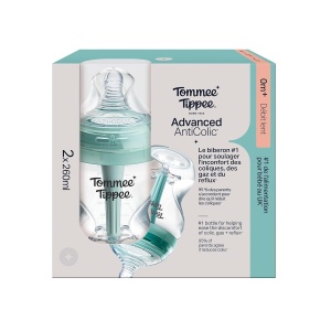Sticla pentru bebelusi Tommee Tippee Advanced Anti-Kolik 260ml cu tetina din silicon - Img 2