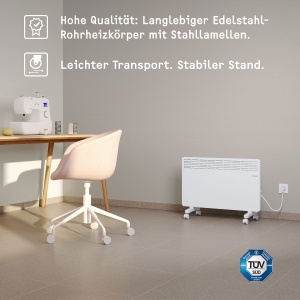 STIEBEL ELTRON EG-50-TR2-PM Electroconvector 2 kW Mobil Economie Energie - Img 2