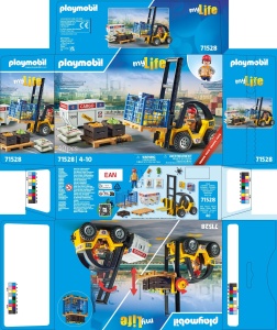 Stivuitor cu jucarii PLAYMOBIL MyLife, pentru copii de la 4 ani, set promo - Img 8