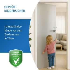Stopper usa reer cu functie de dezactivare, protectie pentru degete, montare usoara - Img 2