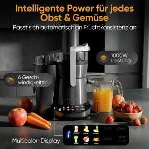 Storcator de fructe ProfiCook PC AE 1326, 1000W, inox, capacitate 1L - Img 7