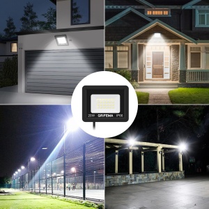 Stralucitor LED 20W GRIFEMA, 2200LM, 6500K, 2 bucati, Negru - Img 6
