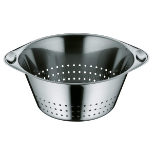 Strecuratoare WMF Gourmet din otel inoxidabil 24 cm strecuratoare cu gauri mari strecuratoare pentru paste din otel inoxidabil strecuratoare de bucata