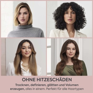 Styler BaByliss Air Wand, 4-in-1, 123 kmh, Anti-Frizz, Roz - Img 2