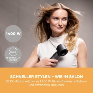 Styler cu aer cald Severin S-Style WL 0684, 1500W, 5-in-1, compact, antracit - Img 5