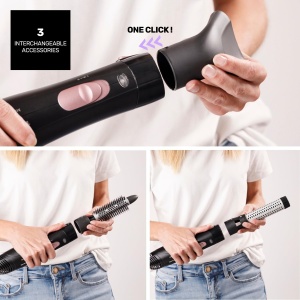 Styler cu aer cald Taurus Model Air 1200W, 3 viteze, compact si portabil - Img 4
