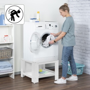 Substret pentru masina de spalat Xavax, 50 cm, alb, 150 kg - Img 5