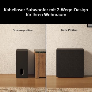 Subwoofer wireless Sony BRAVIA Theatre Sub 8, 300W, 200mm, design elegant - Img 5