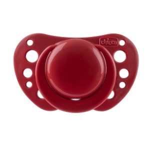 Suce de supt Chicco PhysioForma Air, 6-16 luni, silicon, ergonomic, rosu, 2 bucati - Img 2